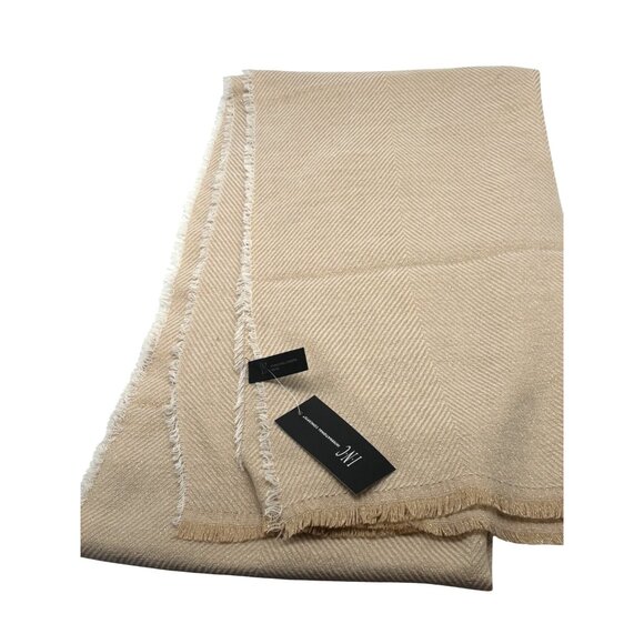 Inc International Concepts Two-Tone Shine Scarf / Wrap, Sand - Picture 5 of 9